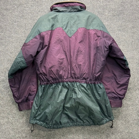 Columbia Sportswear Jacket Women's XL Purple Teal Vintage Insulated Winter Coat - Picture 15 of 16